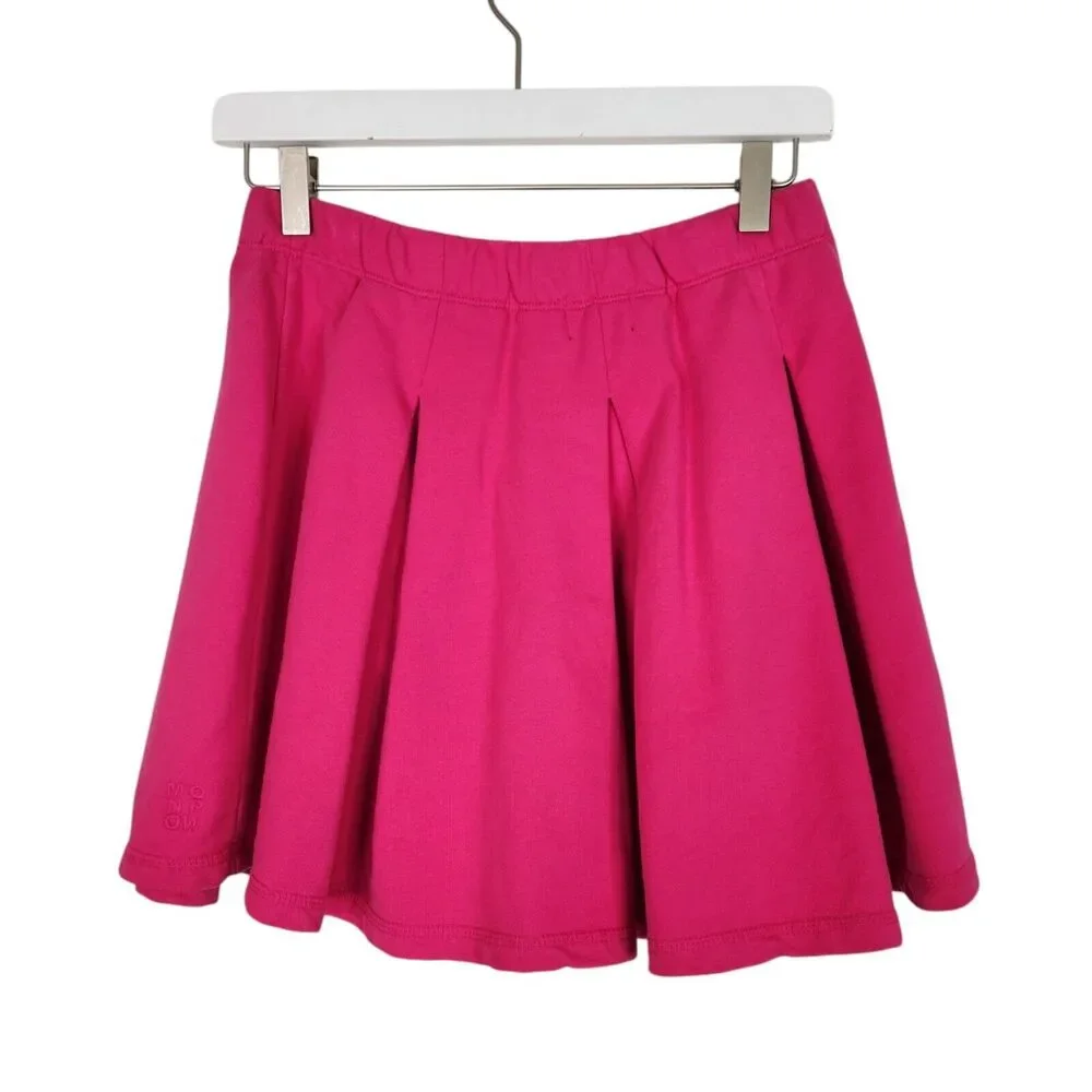 MONROW Skirt Womens Small Pink Pleated Tennis Skirt Pull‎ On Mini Soft Flounce